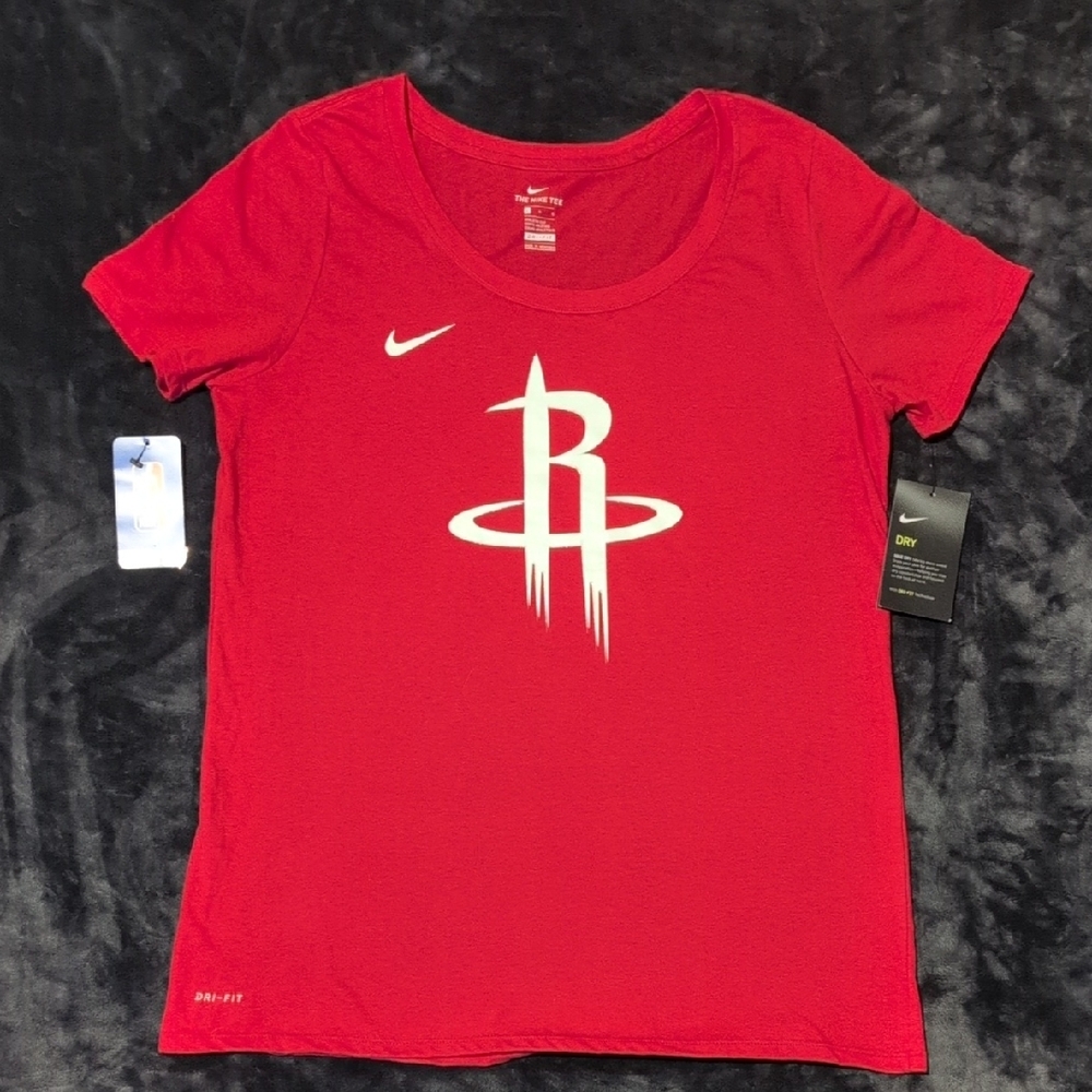 Nike Red Houston Rockets Tee